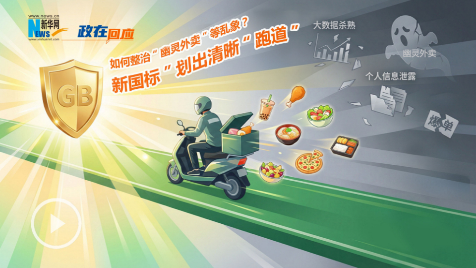政在回應(yīng)丨如何整治“幽靈外賣”等亂象？外賣“新國標(biāo)”劃出清晰“跑道”