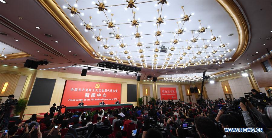 (CPC)CHINA-BEIJING-CPC NATIONAL CONGRESS-PRESS CONFERENCE (CN)