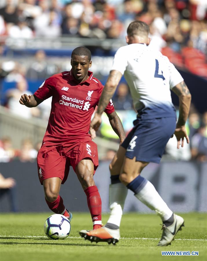 (SP)BRITAIN-LONDON-FOOTBALL-PREMIER LEAGUE-HOTSPUR VS LIVERPOOL