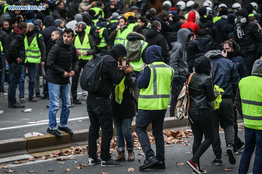 BELGIUM-BRUSSELS-YELLOW VEST-PROTEST