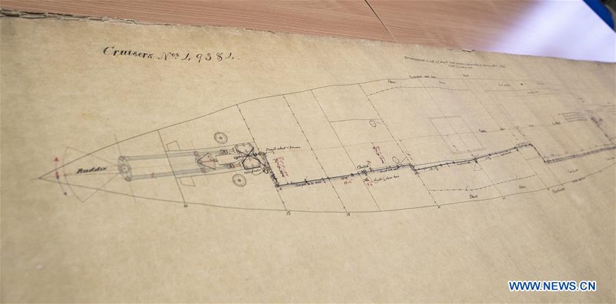 BRITAIN-NEWCASTLE-WARSHIP-NEWLY DISCOVERED PLANS