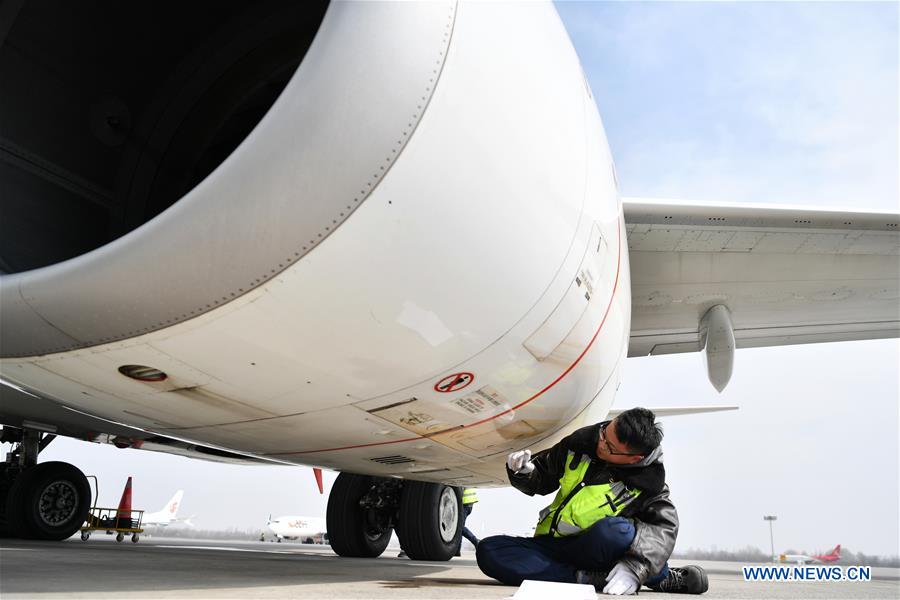 CHINA-GANSU-TRAVEL RUSH-AIRPLANE MAINTENANCE (CN)