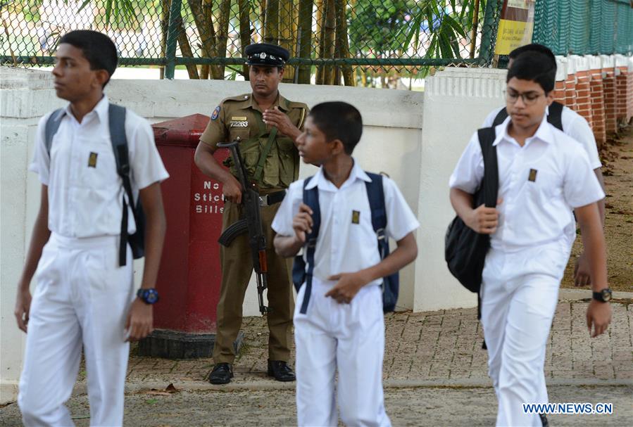SRI LANKA-COLOMBO-SCHOOL-REOPENING AFTER EASTER ATTACKS