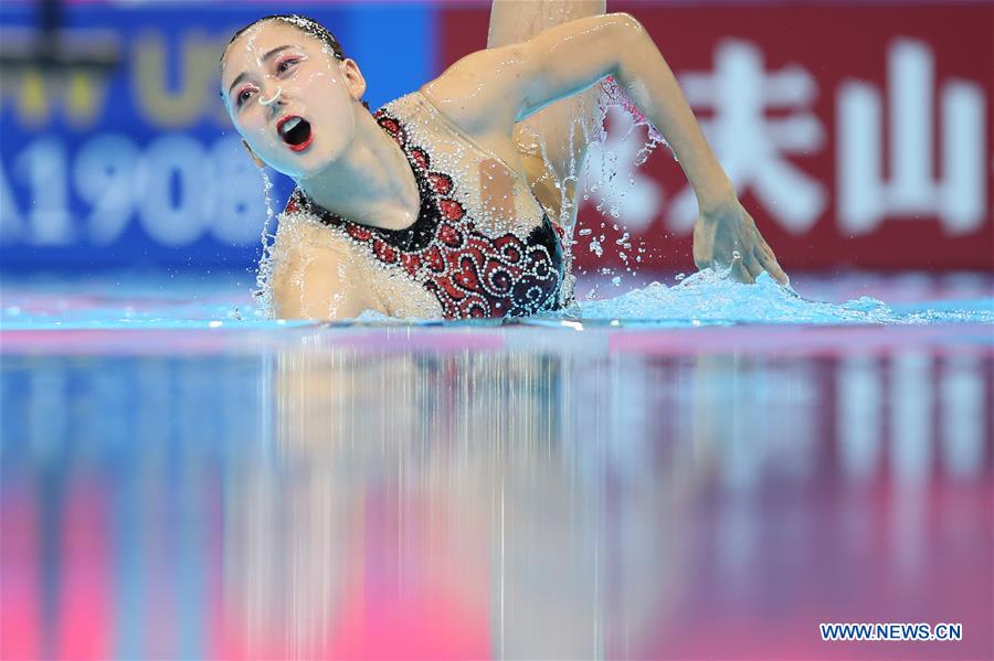 (SP)SOUTH KOREA-GWANGJU-FINA WORLD CHAMPIONSHIPS-ARTISTIC SWIMMING