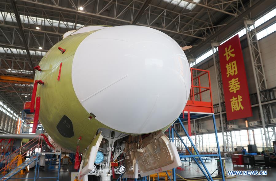 CHINA-SHANGHAI-REGIONAL AIRCRAFT-ARJ21-PRODUCTION RESUMPTION (CN)