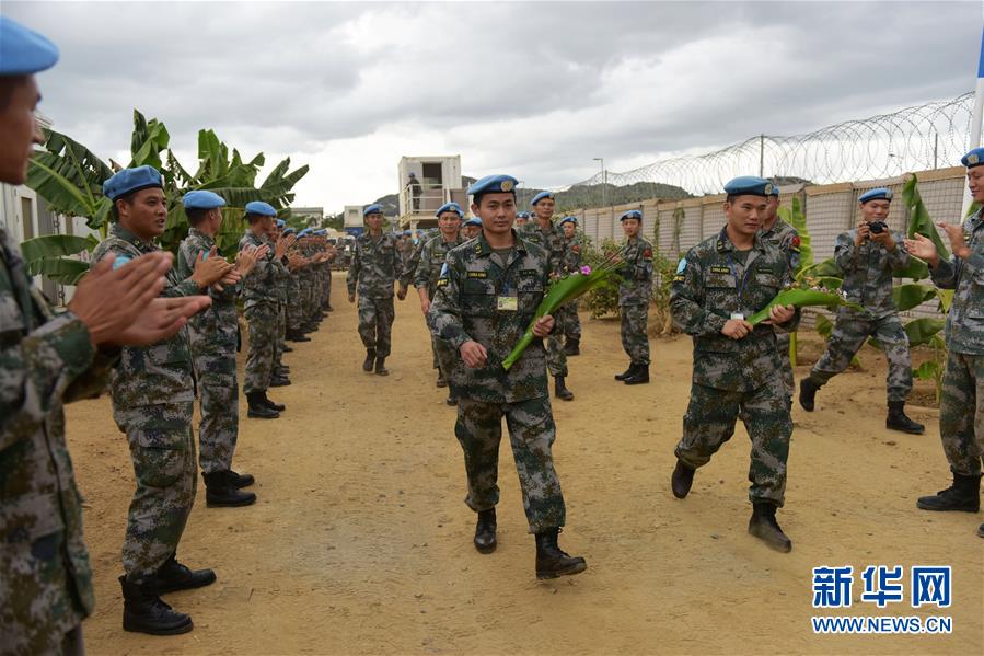（國際）（1）中國駐南蘇丹維和步兵營受傷戰(zhàn)士姚道祥、吳樂重返戰(zhàn)位