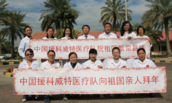 中國(guó)援助科威特醫(yī)療隊(duì)、中資機(jī)構(gòu)