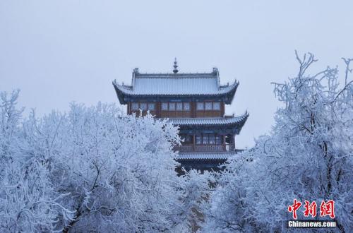 資料圖：小寒時(shí)節(jié)，甘肅嘉峪關(guān)市迎來了一場大雪。師永紅 攝