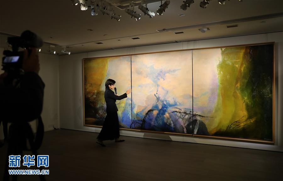 (圖文互動(dòng))(1)趙無(wú)極大型作品將亮相佳士得香港春拍