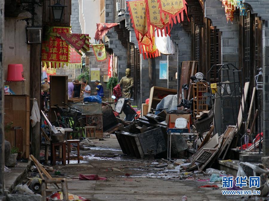 （關(guān)注&ldquo;利奇馬&rdquo;&middot;圖文互動）（2）古城洪災(zāi) 八方馳援&mdash;&mdash;洪水災(zāi)害下的浙江臨海現(xiàn)場目擊