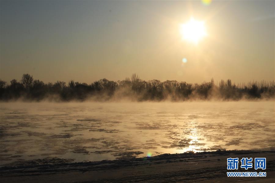 （環(huán)境）（2）黃河三盛公水利樞紐庫(kù)區(qū)出現(xiàn)&ldquo;水煮黃河&rdquo;景觀