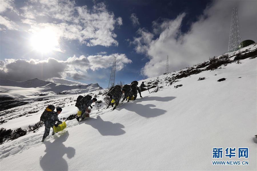 （圖文互動(dòng)）（1）特寫：山再高，也要把給養(yǎng)送上去！