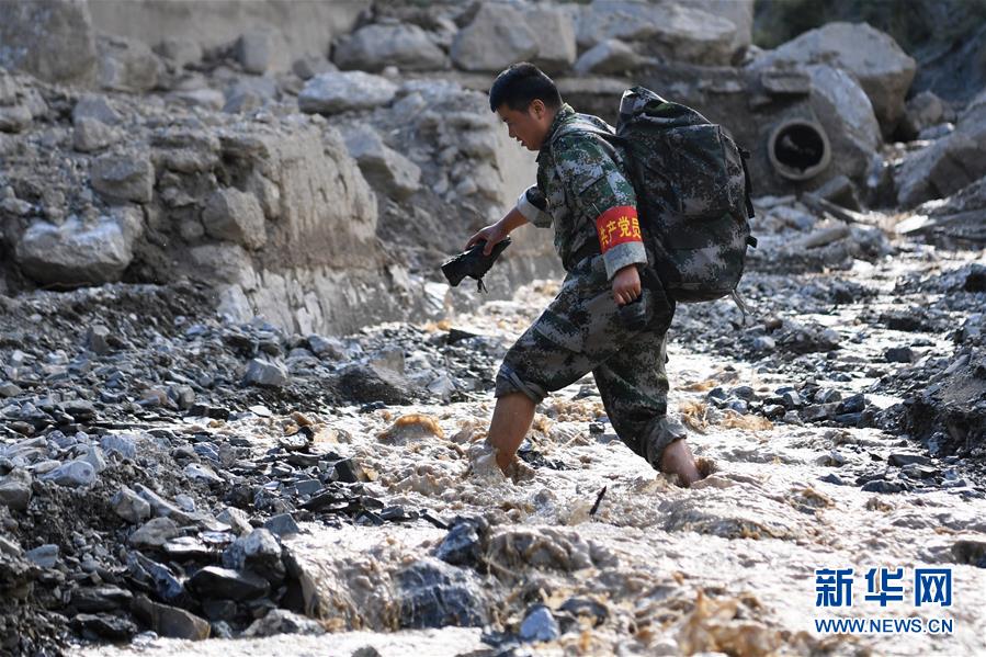 （防汛抗洪&middot;圖文互動）（12）七夕前夜，為莫諾村架起&ldquo;生命之橋&rdquo;