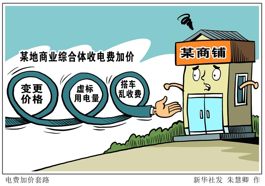 （圖表&middot;漫畫）［新華視點&middot;國務(wù)院大督查在行動］電費加價套路