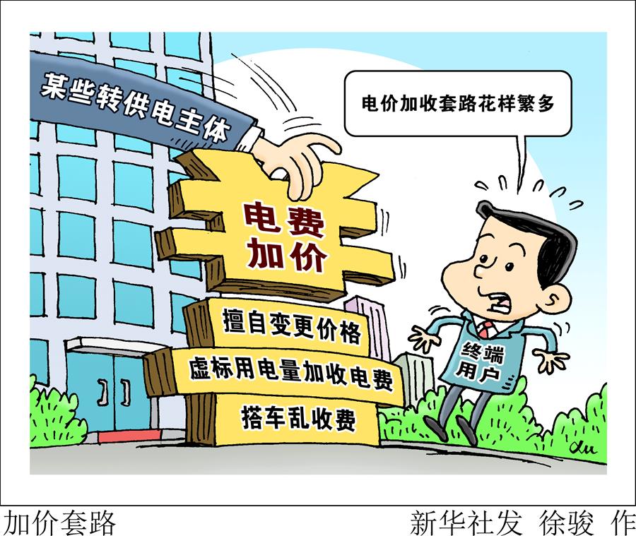 （圖表&middot;漫畫）［新華視點&middot;國務(wù)院大督查在行動］加價套路