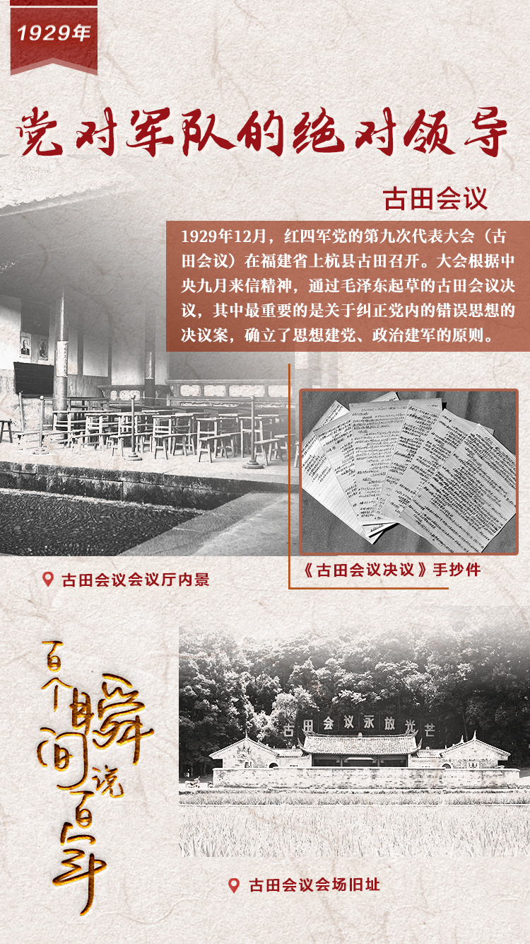 1929，黨對軍隊的絕對領(lǐng)導(dǎo)