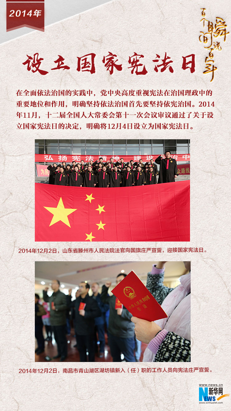 2014，設(shè)立國家憲法日