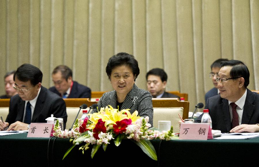 劉延?xùn)|出席2012年全國科技工作會(huì)議