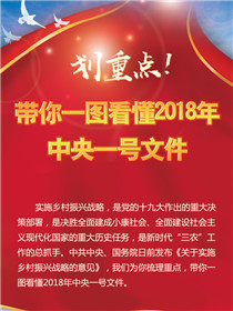 劃重點(diǎn)！帶你一圖看懂2018年中央一號(hào)文件