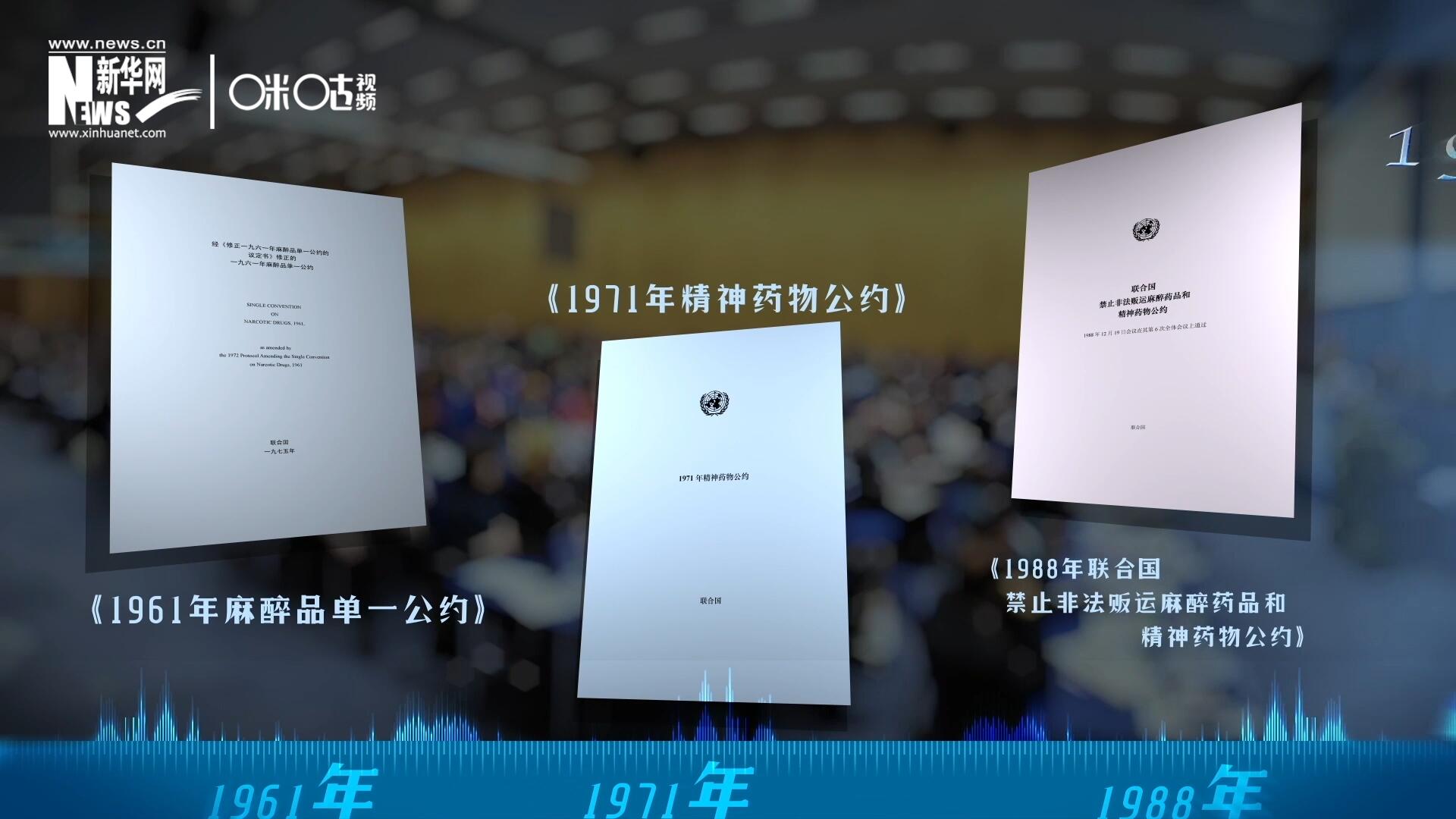 當前國際社會所共同遵循的三大國際禁毒公約，分別在1961年、1971年和1988年 由聯(lián)合國牽頭締結。