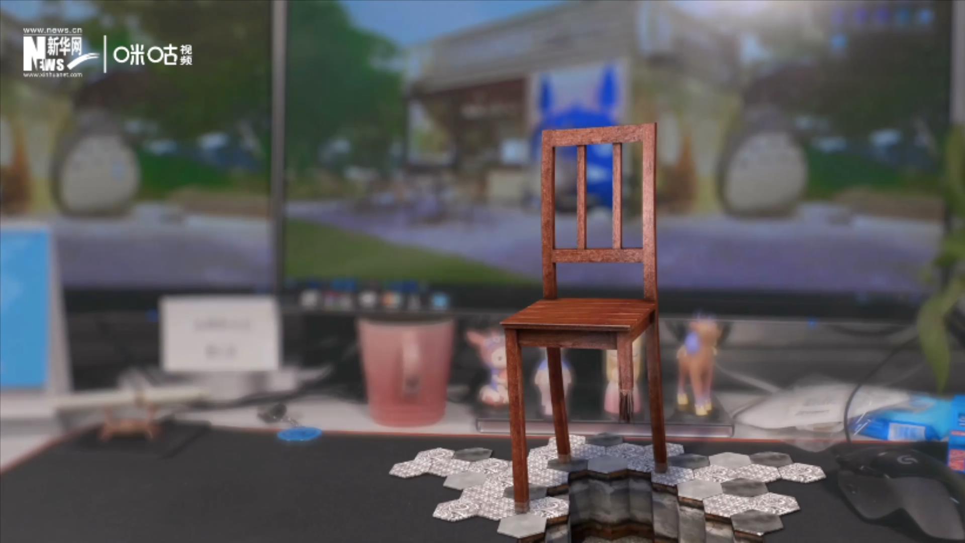 椅子重5噸，高達12米，椅背有兩層樓高