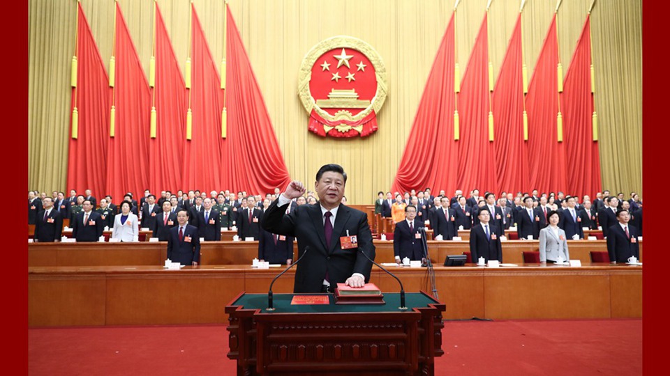 習(xí)近平當(dāng)選國家主席、中央軍委主席