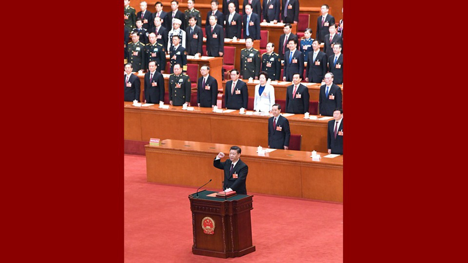 習(xí)近平當(dāng)選國家主席、中央軍委主席