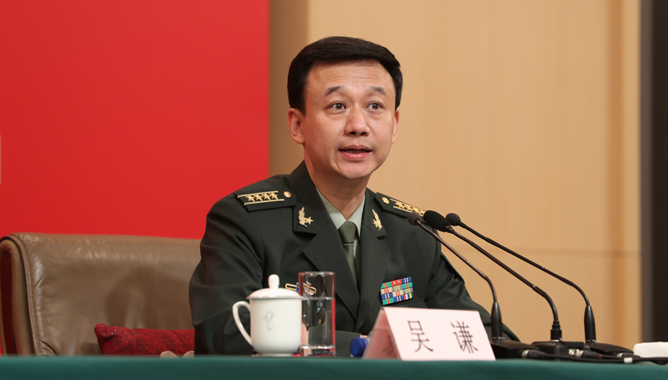 國防部新聞局局長、國防部新聞發(fā)言人吳謙大校介紹相關情況