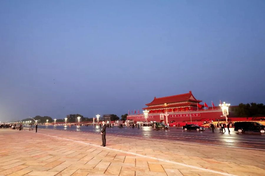 這就是今天早上的北京！