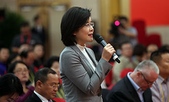 中央電視臺、中國網絡電視臺記者提問