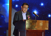 新華網(wǎng)黨組成員、副總裁汪金福致辭