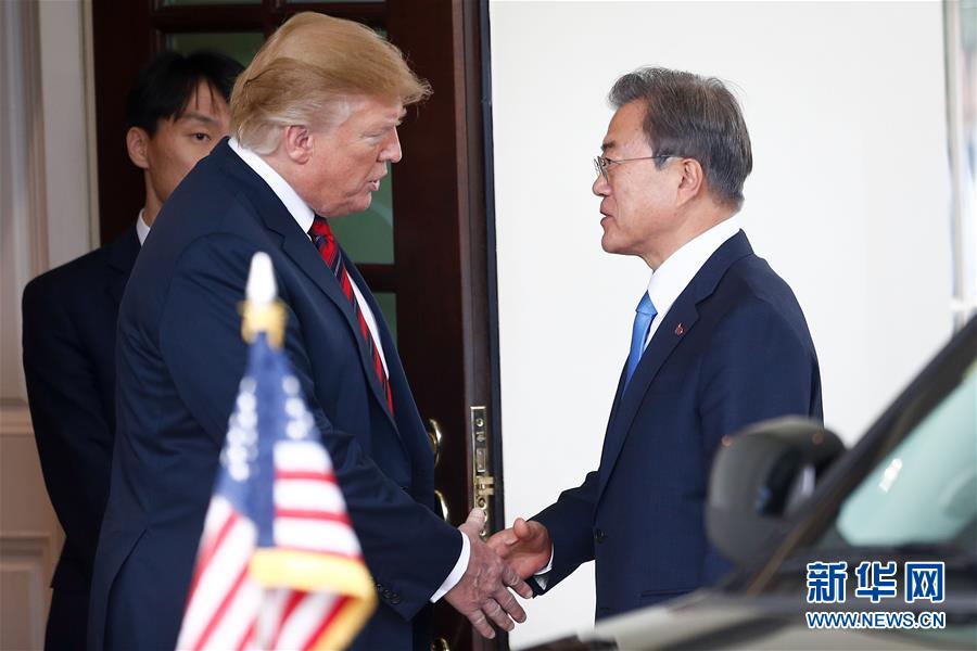 (國際)(1)美韓領(lǐng)導(dǎo)人表示將繼續(xù)推動美朝對話