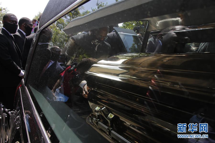 (國(guó)際)(1)弗洛伊德葬禮在美國(guó)休斯敦舉行