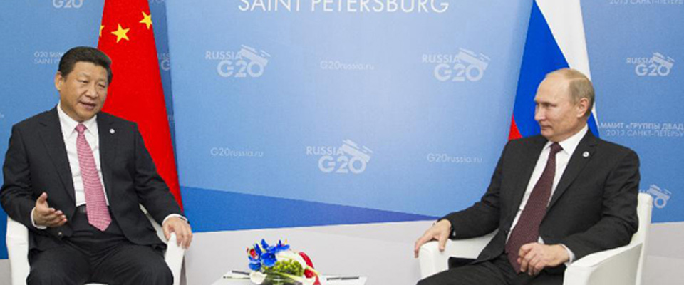 2013年9月，習(xí)近平會見俄羅斯總統(tǒng)普京